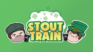 Stout Train graphic wallpaper, Game Grumps, Steam Train, video games, YouTube