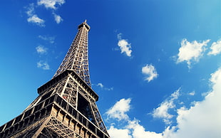 low angle photo of Eiffel Tower, Paris HD wallpaper