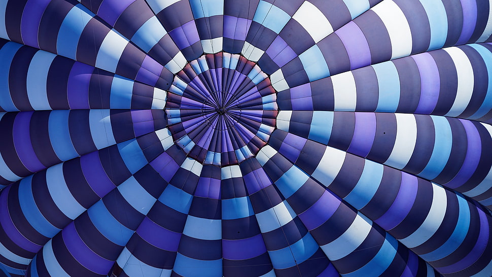 purple, white, and gray hot-air balloon, hot air balloons, abstract HD wallpaper