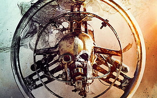 silver mask emblem HD wallpaper
