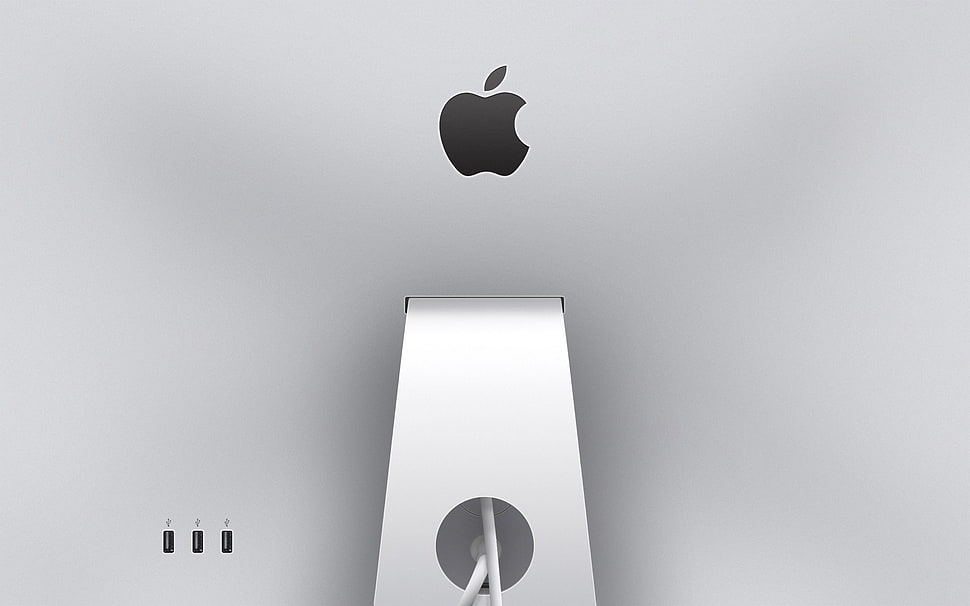 close up photo of silver iMac HD wallpaper