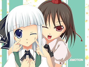 two women from anime HD wallpaper