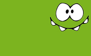 Green cartoon character HD wallpaper