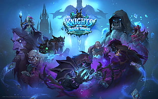 Knights Frozen Throne logo, Hearthstone: Heroes of Warcraft, Knights of the frozen throne HD wallpaper