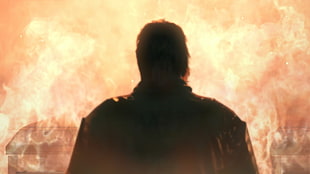 black leather jacket, Metal Gear Solid V: The Phantom Pain, Big Boss, Metal Gear Solid  HD wallpaper