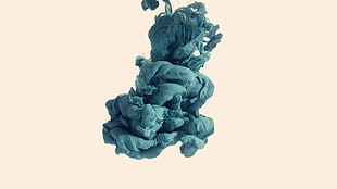 blue smoke illustration, abstract, Alberto Seveso