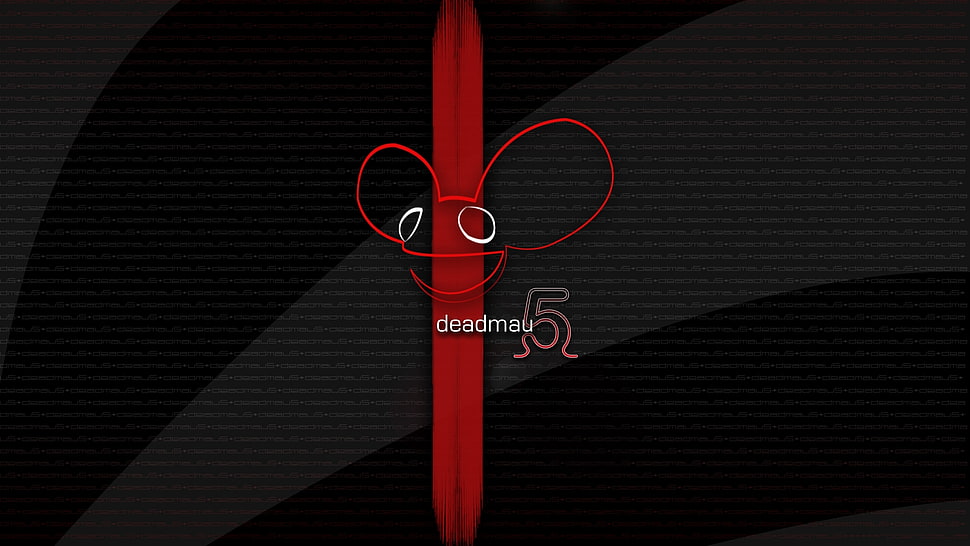 red and black Deadmau wallpaper HD wallpaper
