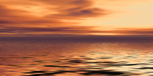 landscape view of Sunset HD wallpaper