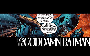 He's The Goddamn Batman, Batman, comics HD wallpaper