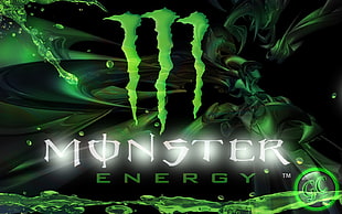 Monster Energy 3D wallpaper, Monster Energy