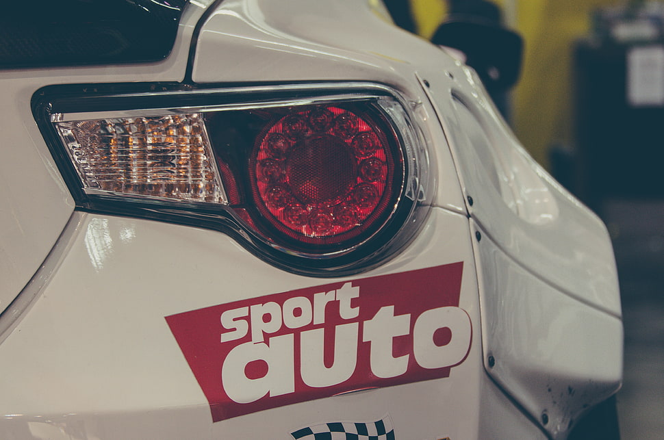 vehicle taillight, Sports car, Lights, Sticker HD wallpaper