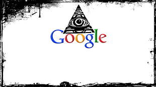 Google illustration, spies, eyes, Illuminati, Google