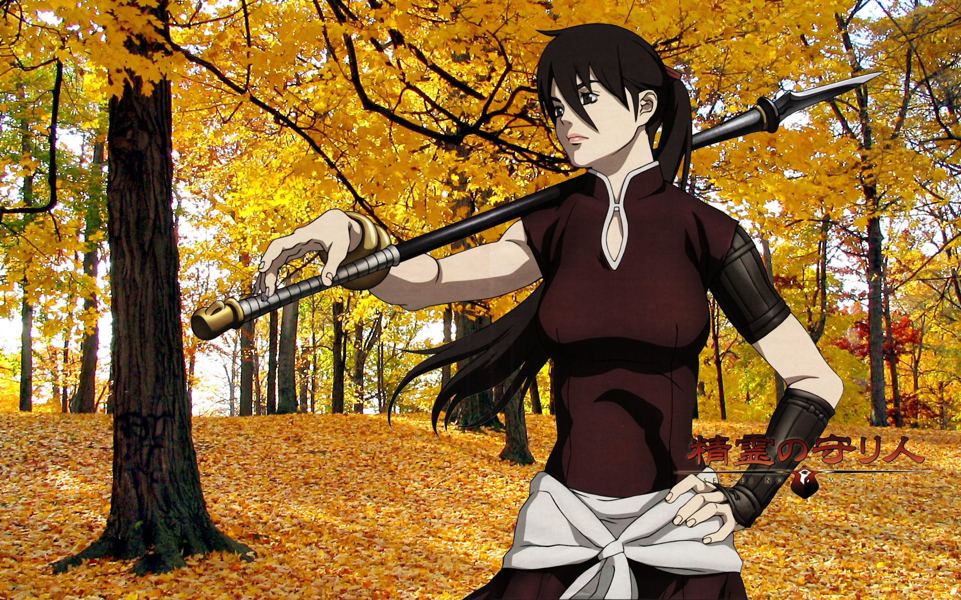 Anime girl with spear [Artist: Zienu] - Original anime characters - Waifu  Clan [anime pics & digital art]