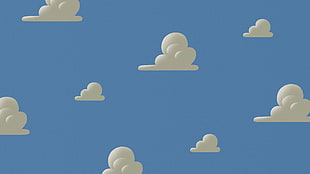 Toy Story clouds wallpaper, Toy Story, animated movies, movies, clouds