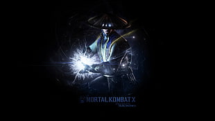 Mortal Kombat X illustration, video games, Mortal Kombat X, Mortal Kombat, simple background HD wallpaper