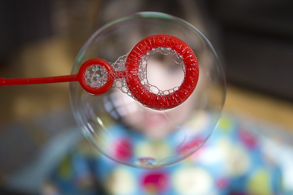 selective focus photography of bubble HD wallpaper