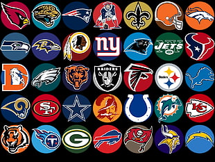 screenshot photo of NFL team logos