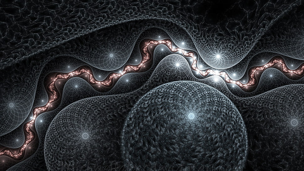 brown and black abstract art HD wallpaper