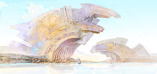 game digital wallpaper, Guild Wars 2, Lion's Arch HD wallpaper