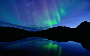 green sky phenomenon, aurorae, sky, nature
