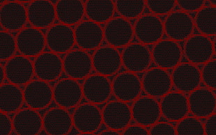 red and black circles illustration