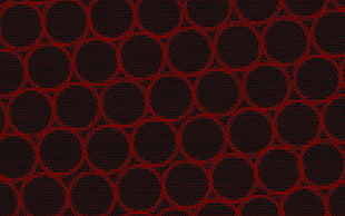red and black circles illustration