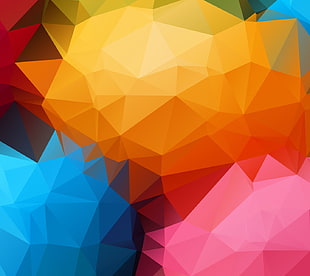 abstract, colorful, digital art HD wallpaper
