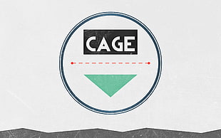 cage-printed logo illustration HD wallpaper