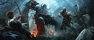 ultra-wide, video games, God of War, God of War (2018) HD wallpaper