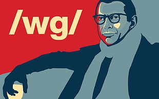 wg logo, 4chan, /wg/, Jeff Goldblum, Hope posters HD wallpaper