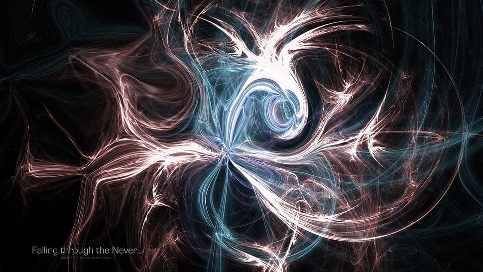 red and blue wallpaper, abstract HD wallpaper
