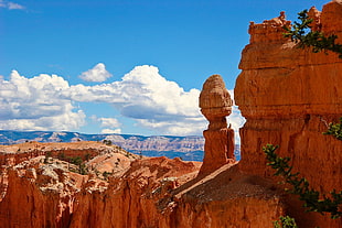 brown rock formations, rock, nature, landscape, Bryce Canyon National Park