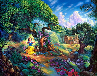 Cinderella graphic artwork HD wallpaper