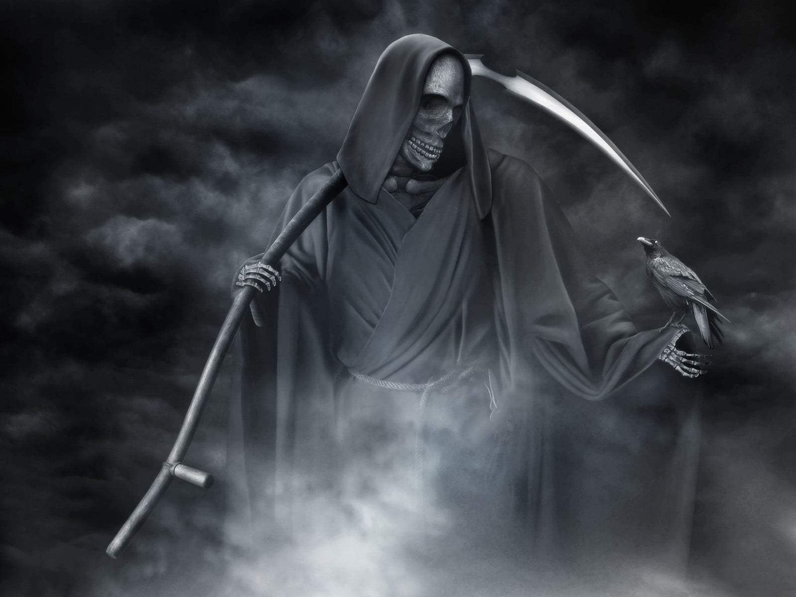 1920x1200 Resolution Grim Reaper Illustration Death Grim Reaper