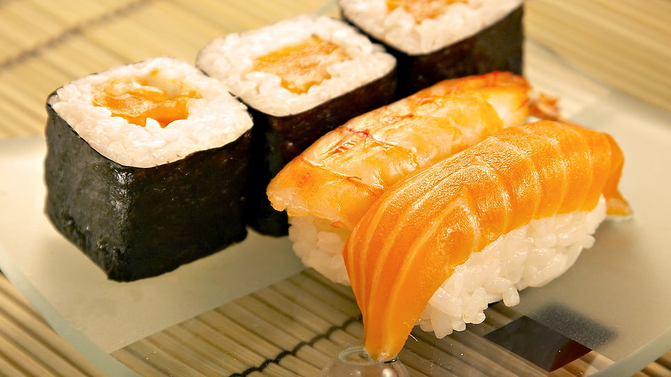 Sushi photography HD wallpaper