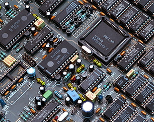 black circuit board