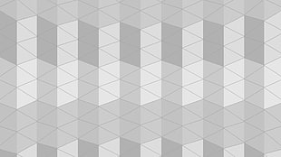 gray and white background, bright, grid, triangle