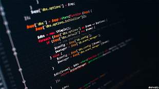 programming code screengrab