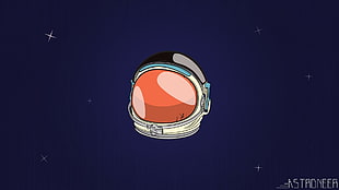 white and brown astronaut helmet illustration, Astroneer, space, helmet, astronaut