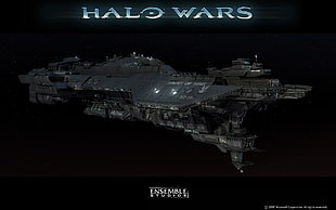 black Halo Wars wallpaper, Halo, science fiction, video games