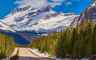 mountain alps, nature, landscape HD wallpaper