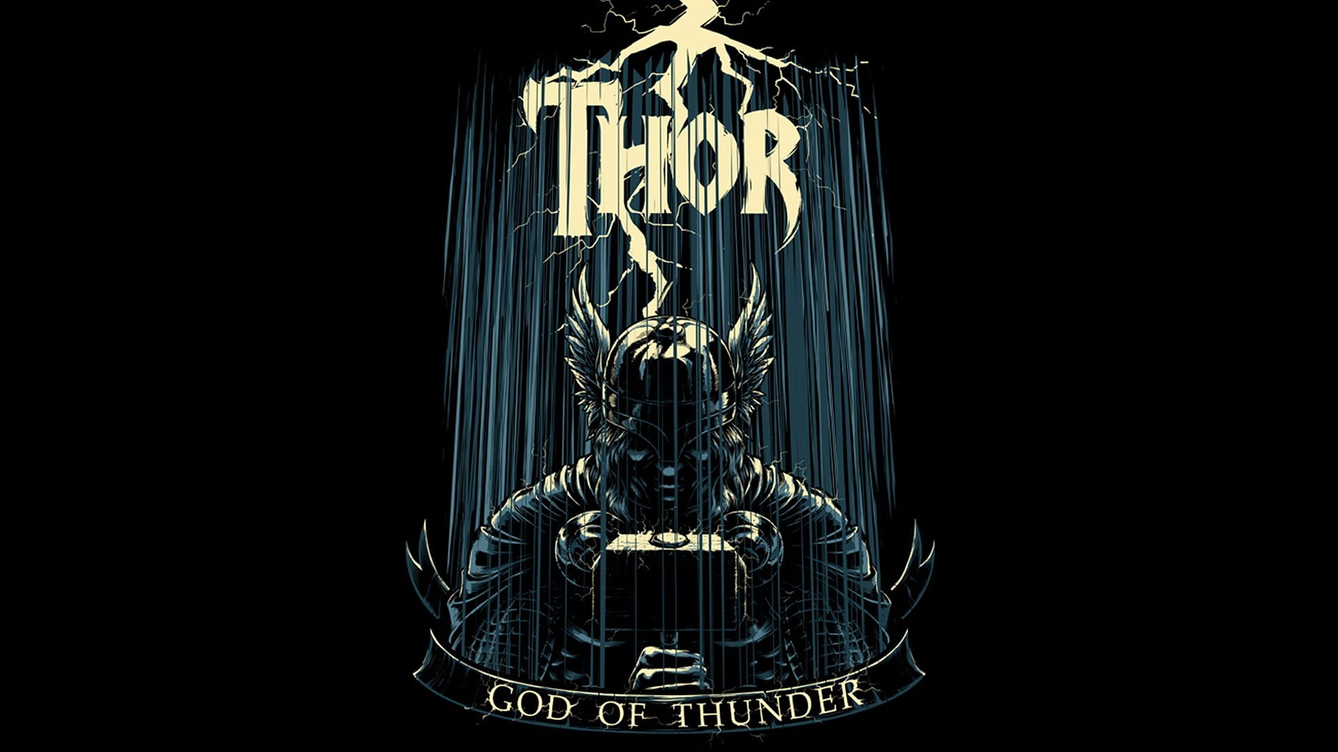 Wallpaper Thor Marvel Cinematic Universe Thor Love and Thunder Poster  Gorr The God Butcher Jane Foster Background  Download Free Image