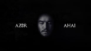 man face with text overlay, Game of Thrones, A Song of Ice and Fire, Azor Ahai, Jon Snow HD wallpaper