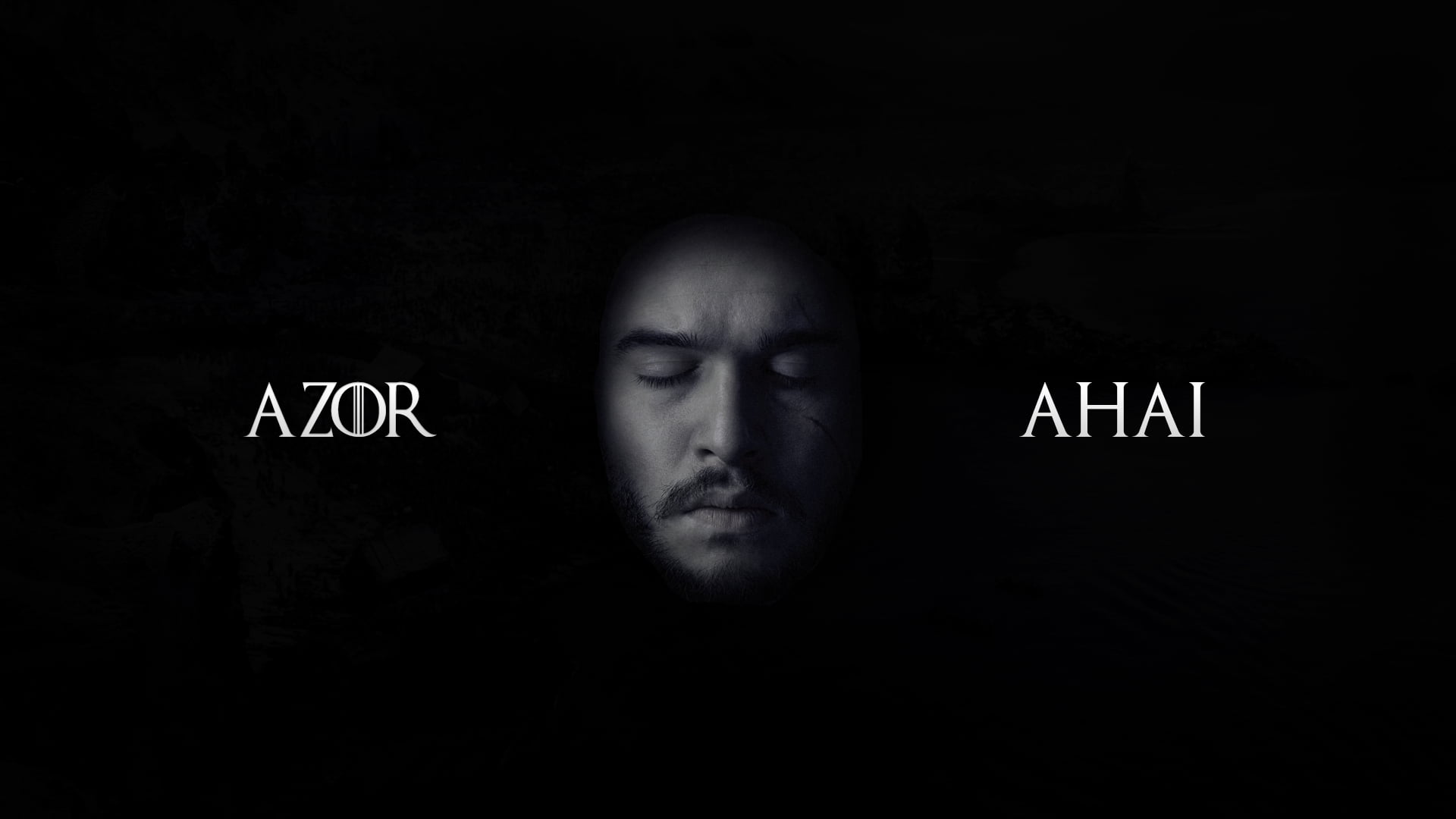man face with text overlay, Game of Thrones, A Song of Ice and Fire, Azor Ahai, Jon Snow