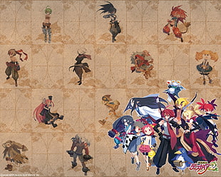 game application characters illustration, Disgaea, Disgaea 2 HD wallpaper