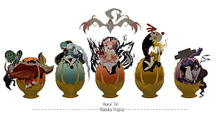 assorted-character clip-art, Mahou Shoujo Madoka Magica