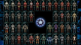black and brown wallpaper, Iron Man, Marvel Cinematic Universe HD wallpaper