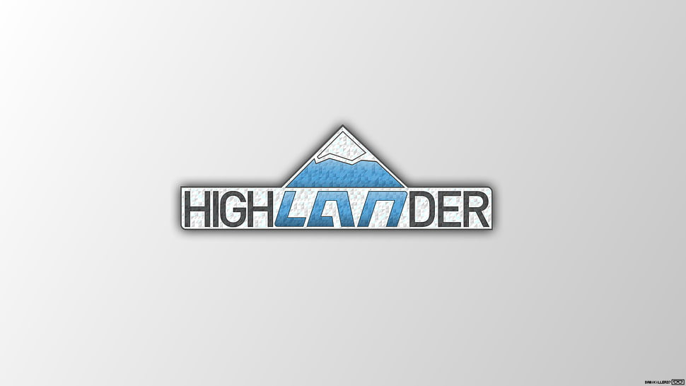 blue and white Highlander logo, Trixel, Highlander, Linus Tech Tips, Tek Syndicate HD wallpaper