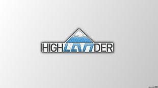 blue and white Highlander logo, Trixel, Highlander, Linus Tech Tips, Tek Syndicate HD wallpaper