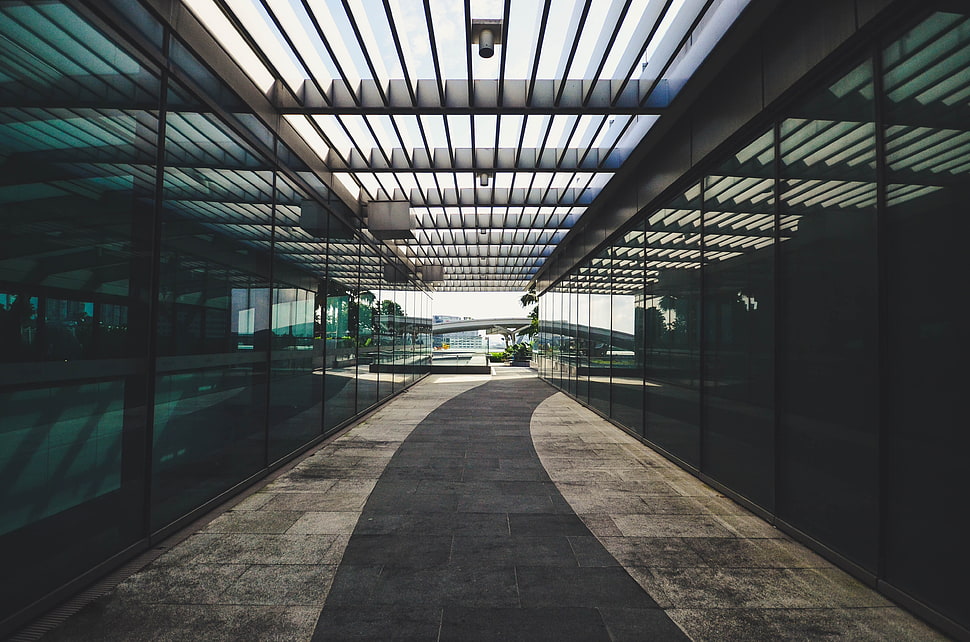 glass wall, Architecture, Structure, Building HD wallpaper